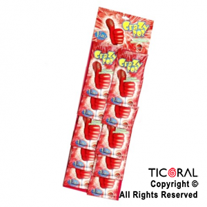 GOLO CHUPETIN CRAZY POP SABOR FRUTILLA (TIRAS X 20 UNIDADES 12GR C/U) x 1